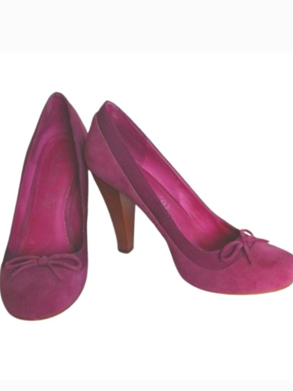Aldo Purple Suede Hidden Platform Pump- Sz. 38/7.5
